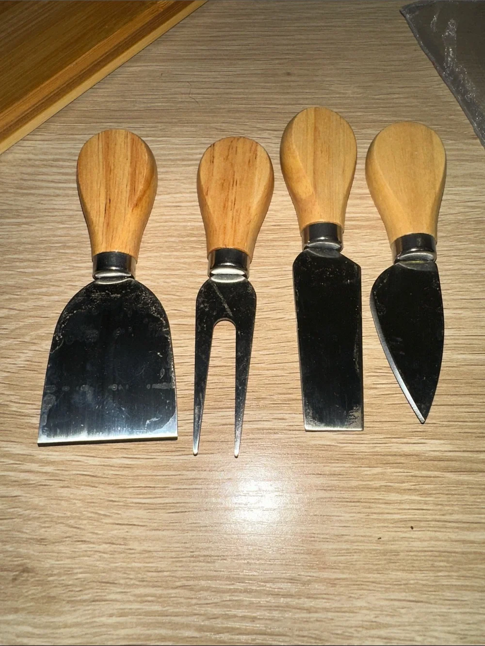 Cositas Contreras Handcrafted Floral Bamboo Charcuterie Board & Cheese Knife Set